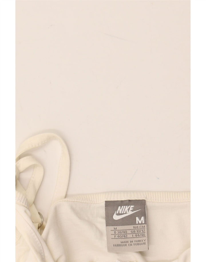 Damski top NIKE Crop Graphic Cami Top UK 10/12 Medium Off White