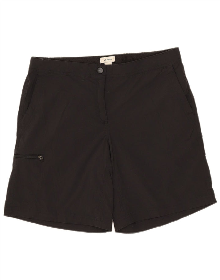 Damskie spodenki cargo L.L.Bean US 10 Large W32 z czarnego nylonu