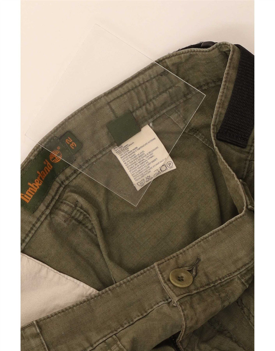 Męskie bermudy Timberland Cargo W32, średnia bawełna khaki