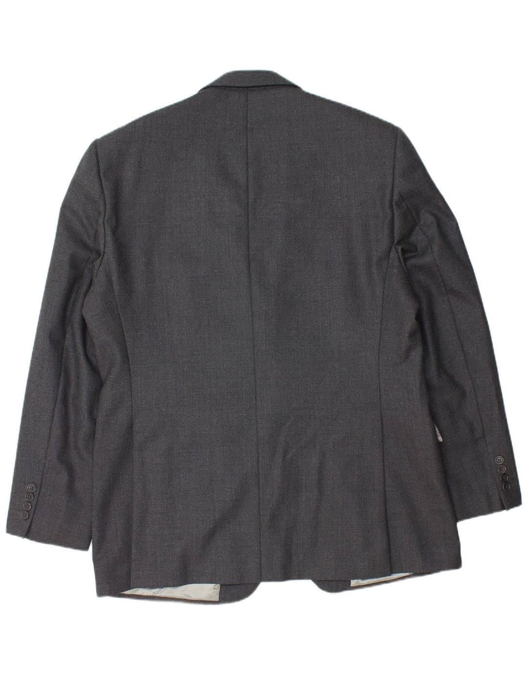 Męska marynarka zapinana na 2 guziki Aquascutum UK 46 3XL Szara wełna