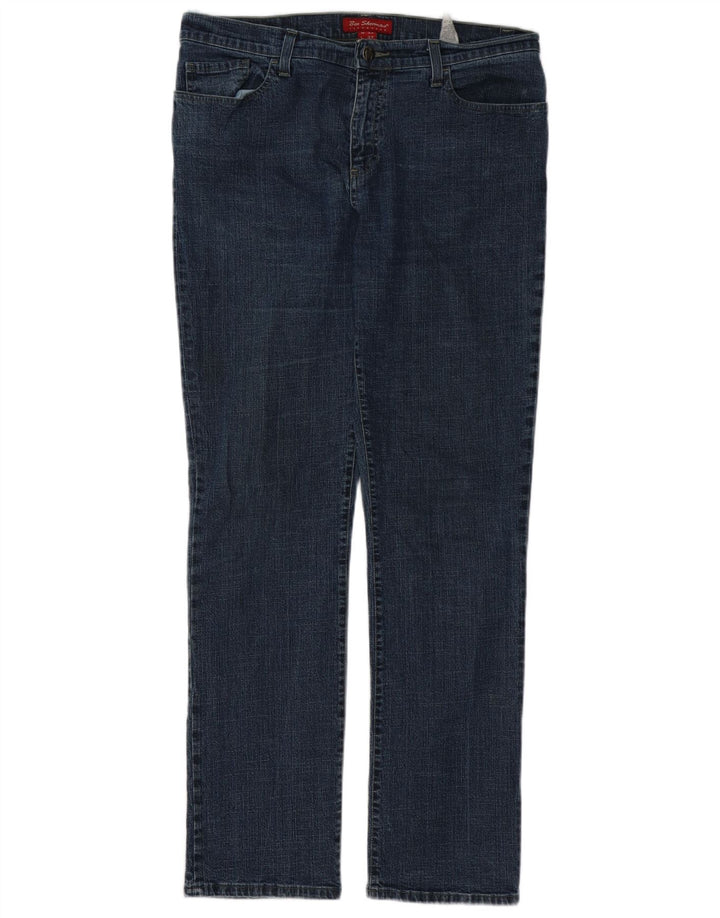 BEN SHERMAN Męskie jeansy slim W34 L32 Niebieska bawełna