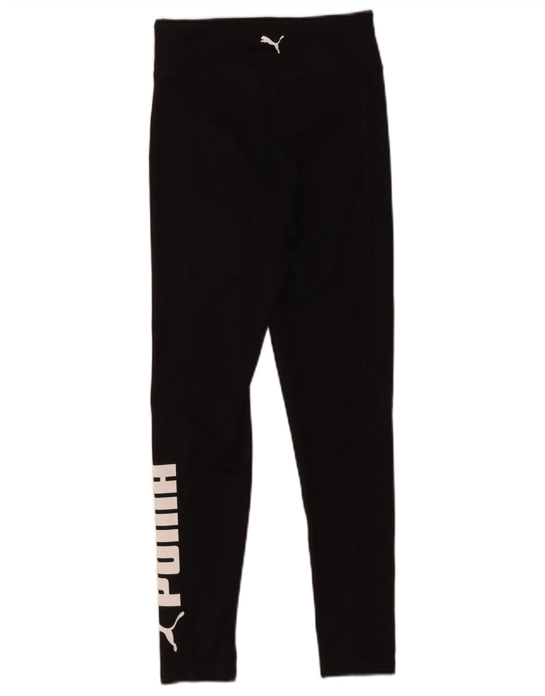 PUMA Girls Graphic Leggings 11-12 Years  Black Polyester