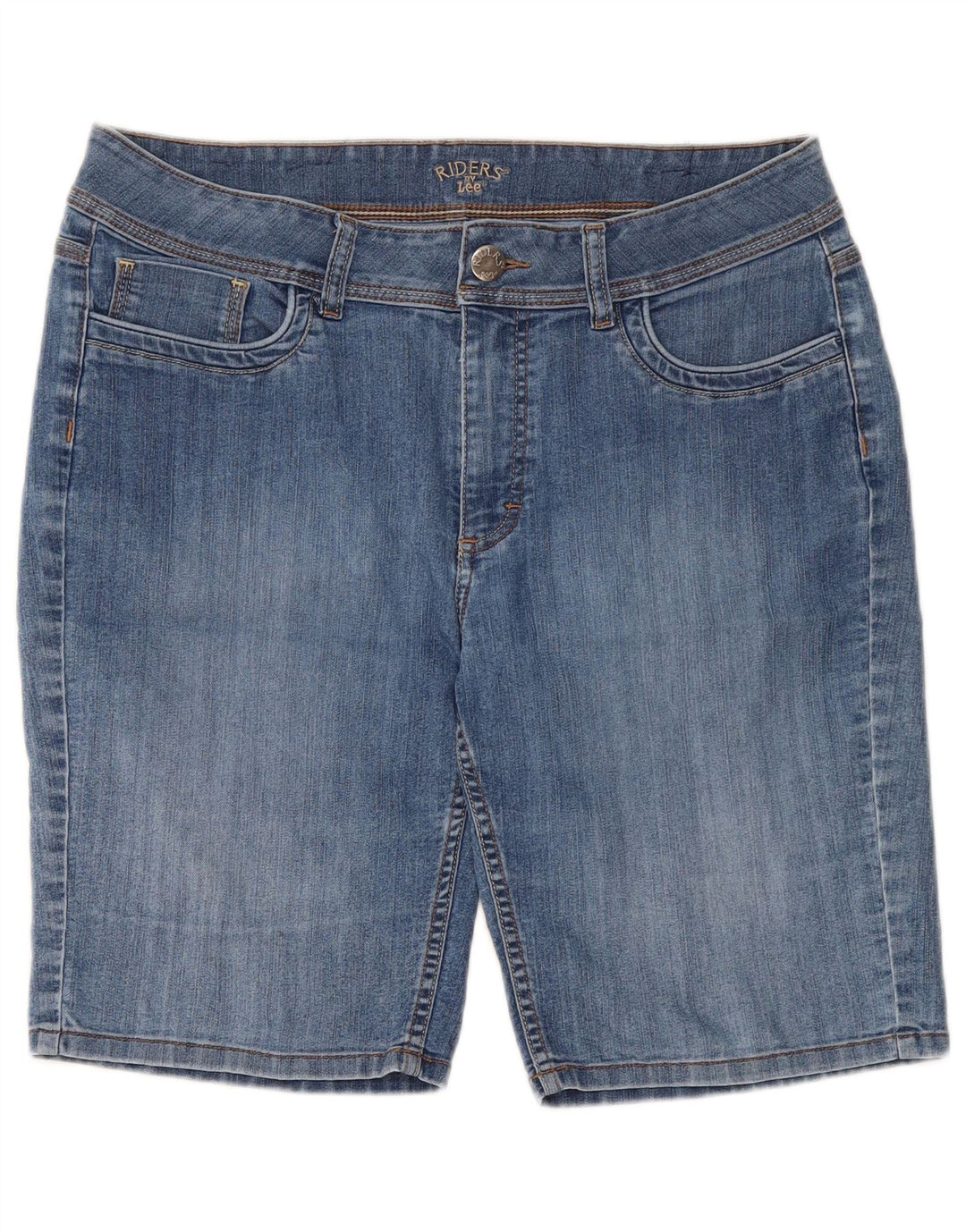 Damskie spodenki jeansowe Lee Riders W34, duże, niebieskie