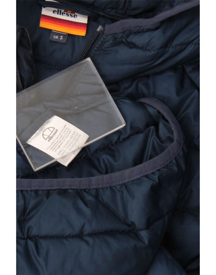 Męska ocieplana kurtka z kapturem ELLESSE UK 36, mała, granatowa, z poliestru
