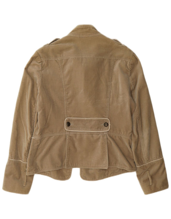 Damska marynarka wojskowa Massimo Dutti z podwójnymi piersiami, UK 18 XL, beżowa