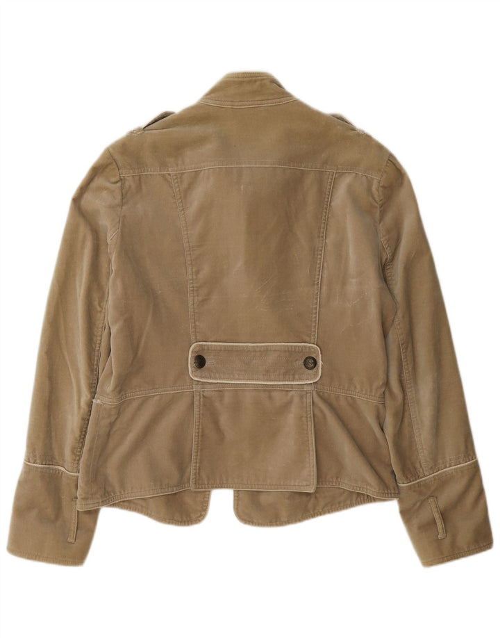 Damska marynarka wojskowa Massimo Dutti z podwójnymi piersiami, UK 18 XL, beżowa