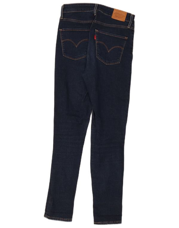 Damskie jeansy Levi's 721 z wysokim stanem W27 L28 Granatowa bawełna