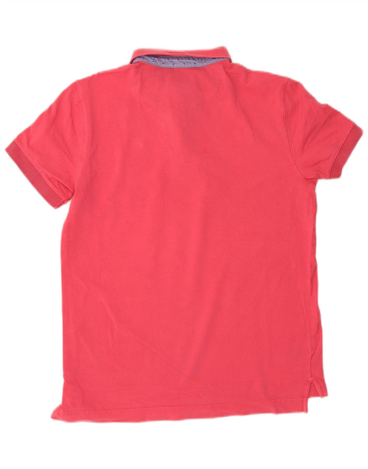 Męska koszulka polo Massimo Dutti, mała, różowa