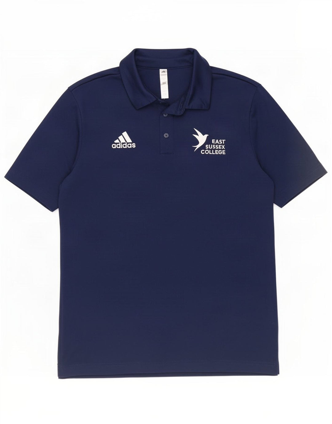Męska koszulka polo Adidas z grafiką, mała, granatowa, z poliestru