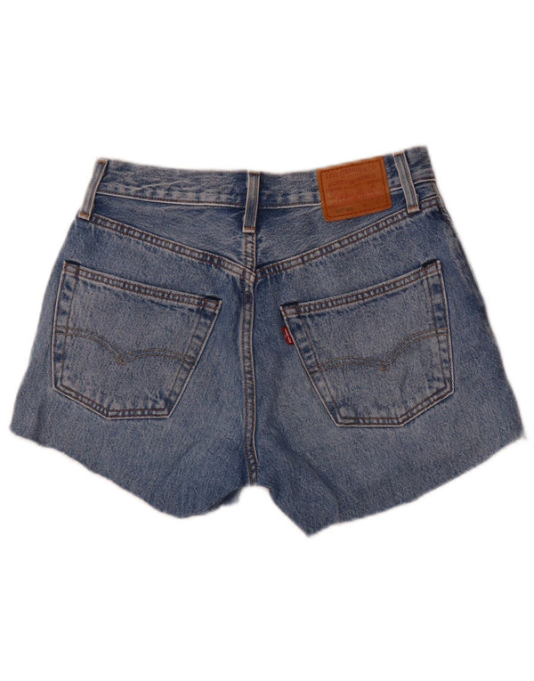 Damskie spodenki jeansowe Levi's 501 W24 XS, niebieska bawełna