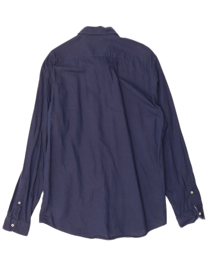 Koszula męska ZARA o swobodnym kroju XL, granatowa