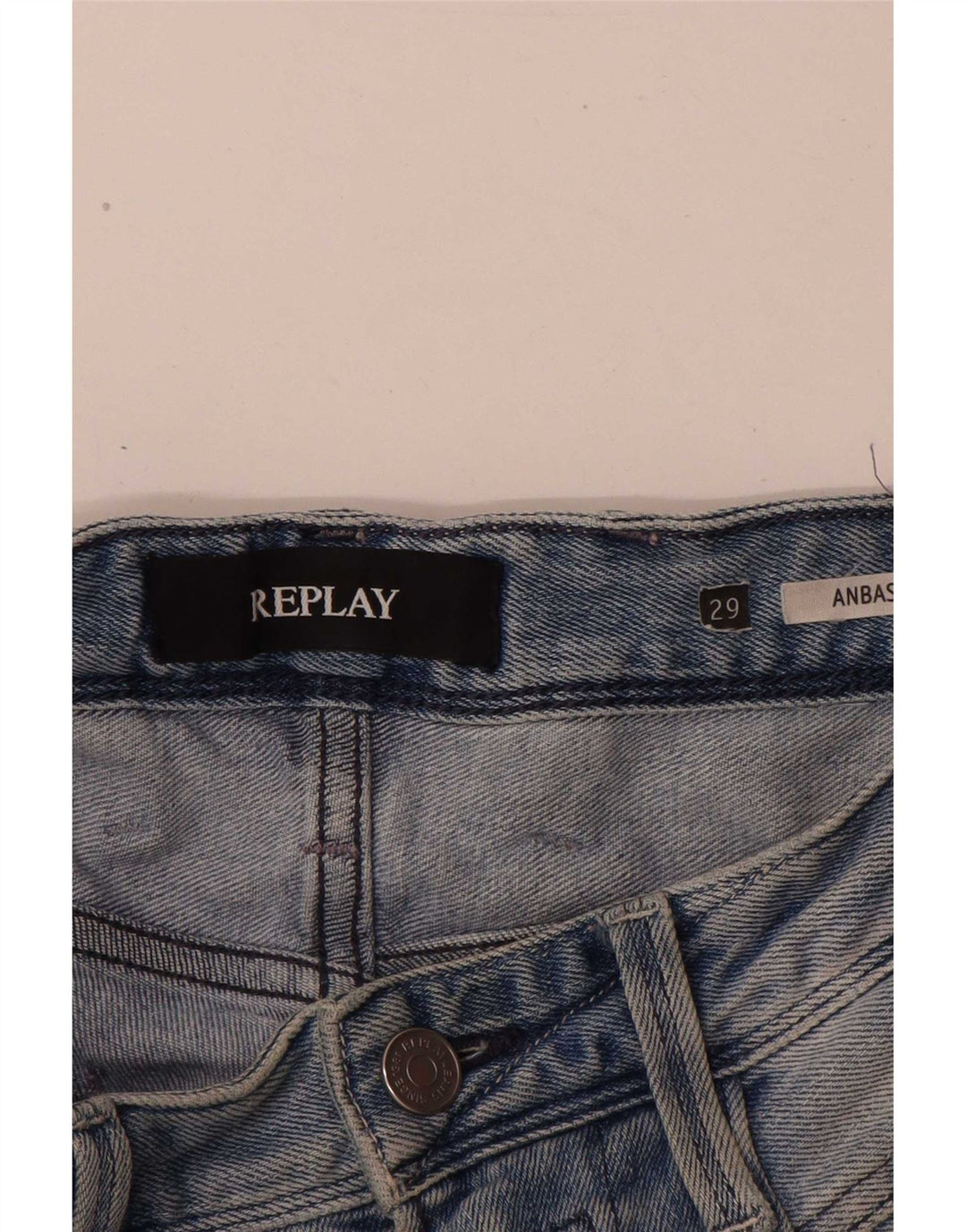 Męskie jeansy Replay Anbass W29 L30 Niebieskie