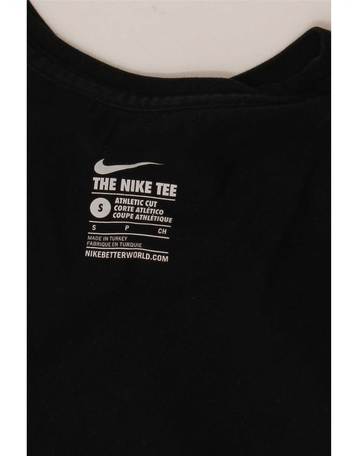 Męski T-shirt Nike o sportowym kroju z grafiką, mały, czarny
