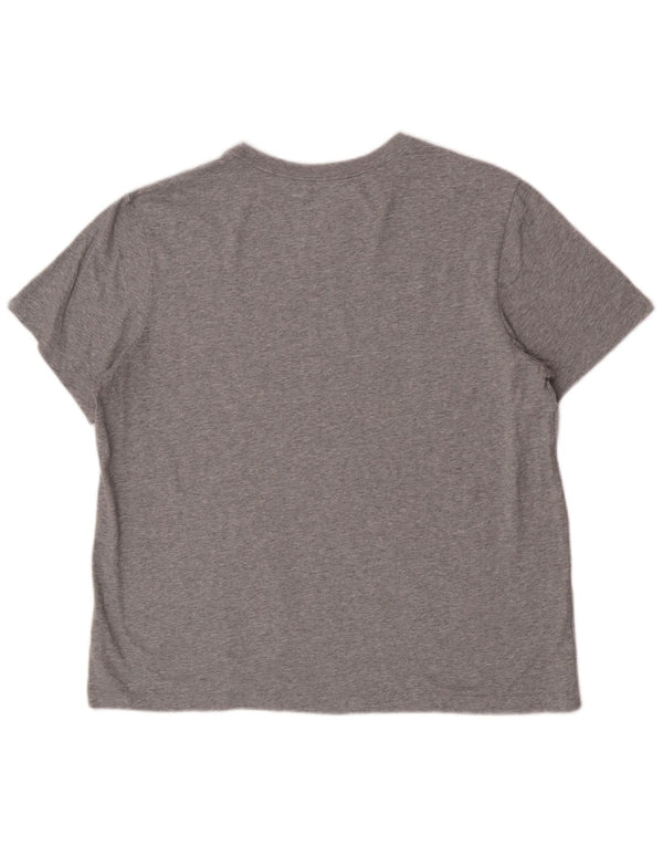 Męska koszulka Nike Dri Fit Top XL, szara, nakrapiana bawełna