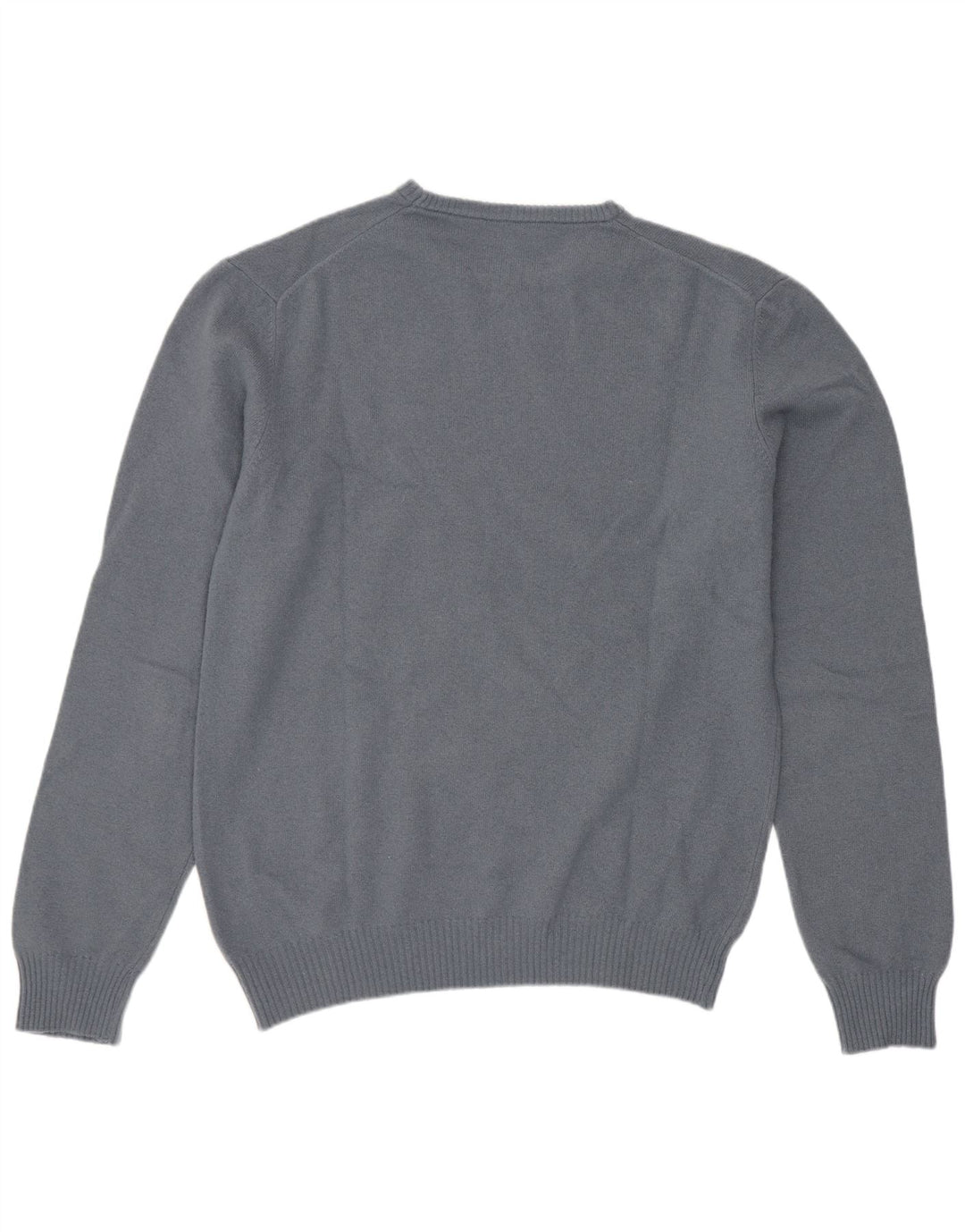 Sweter damski Sisley z okrągłym dekoltem UK 16, duży, szary, wełniany