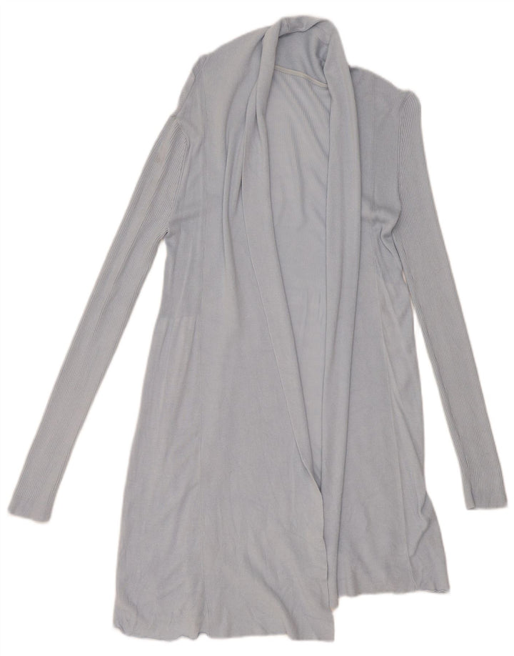 Damski sweter rozpinany o długim kroju Phase Eight UK 8 Small Blue Viscose