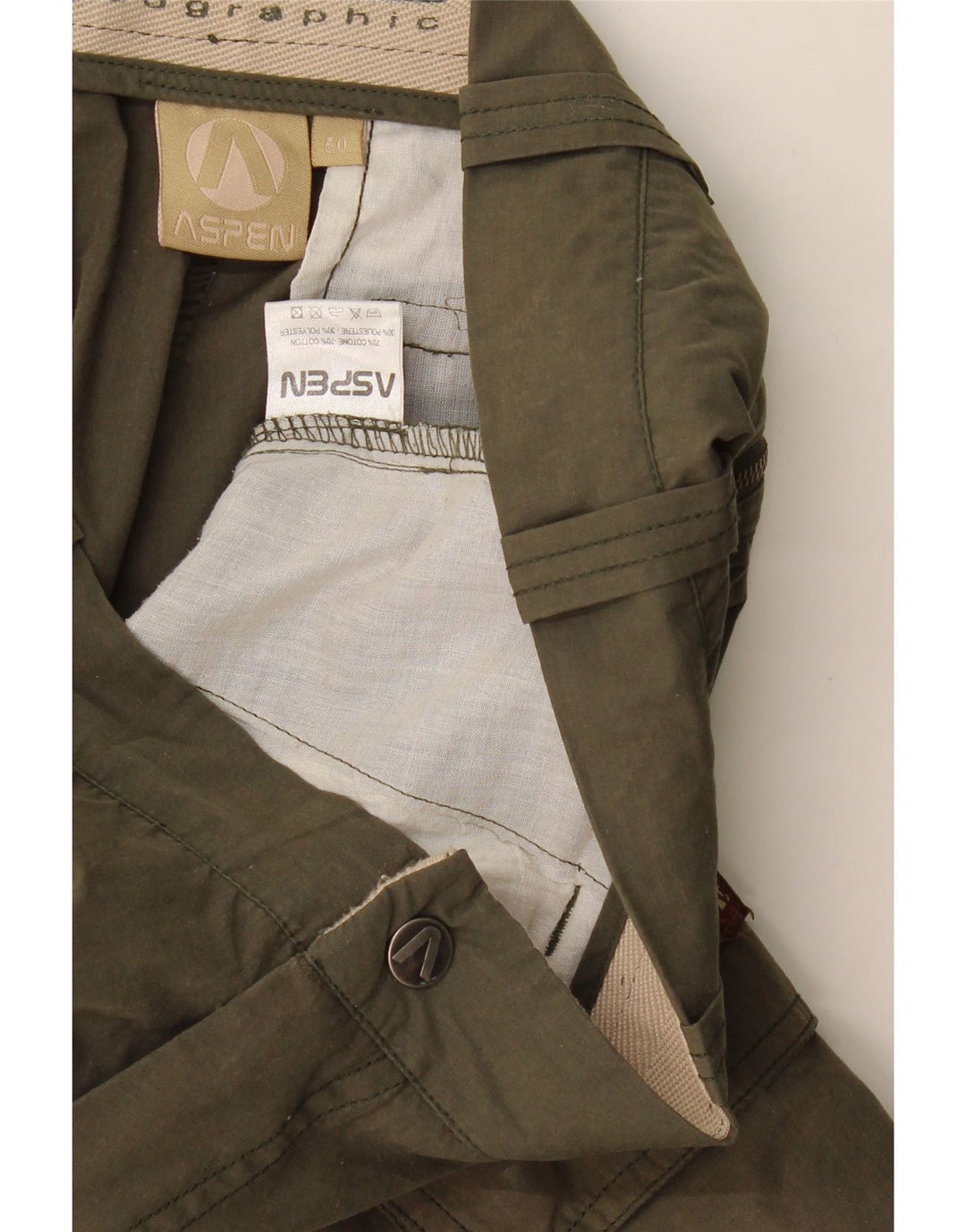 Męskie spodenki cargo Aspen IT 50 Large W34, bawełna khaki