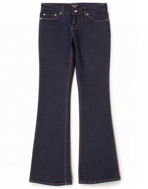 Damskie jeansy rozkloszowane Ralph Lauren US 6 Medium W30 L31 Granatowa bawełna
