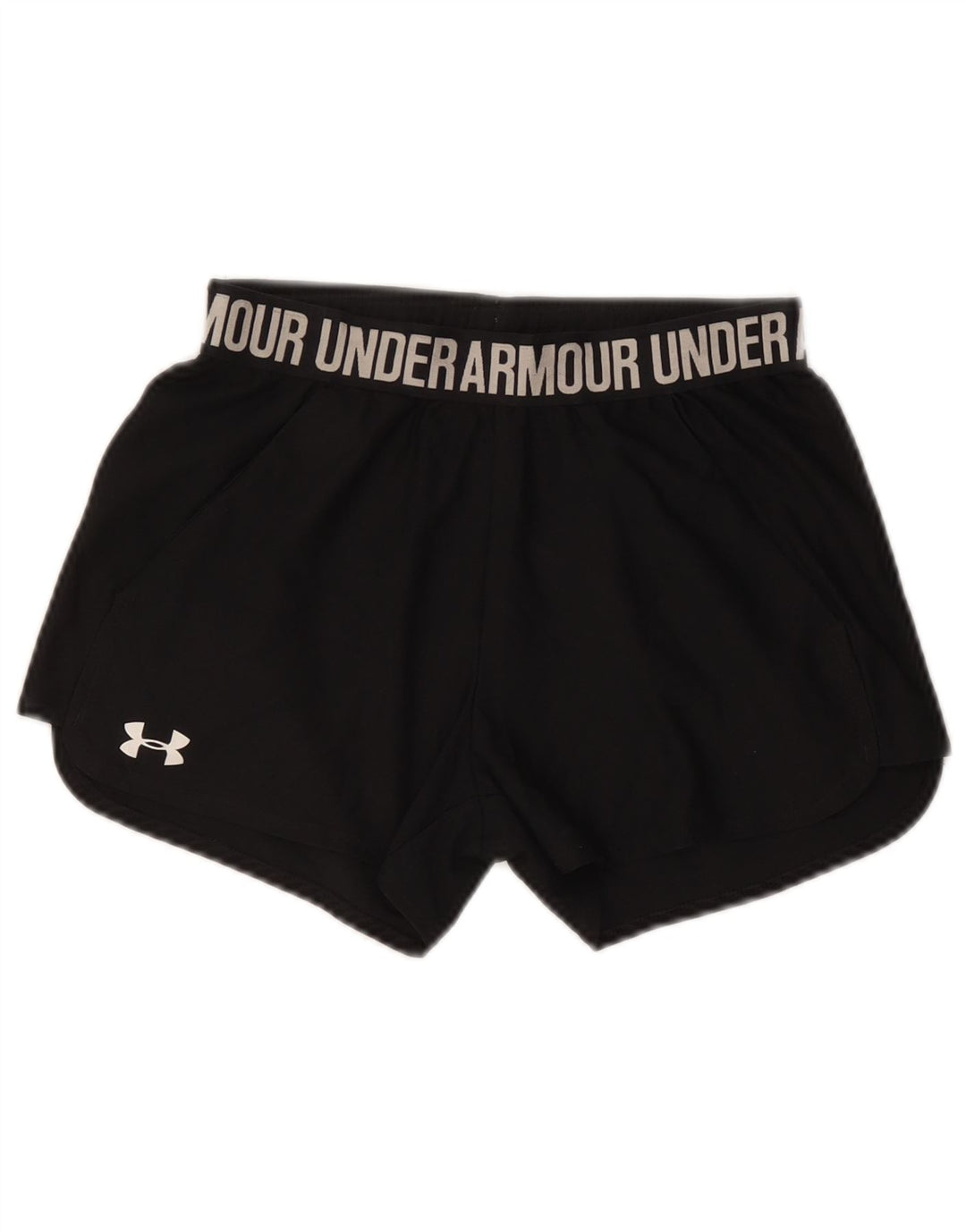 Damskie spodenki sportowe UNDER ARMOUR Heat Gear Graphic UK 4 XS w kolorze czarnym