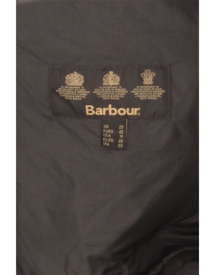Damska pikowana kurtka Barbour UK 20 2XL czarna