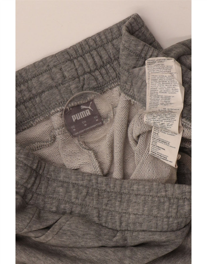 Męskie spodenki sportowe Puma, średnioszare, bawełniane