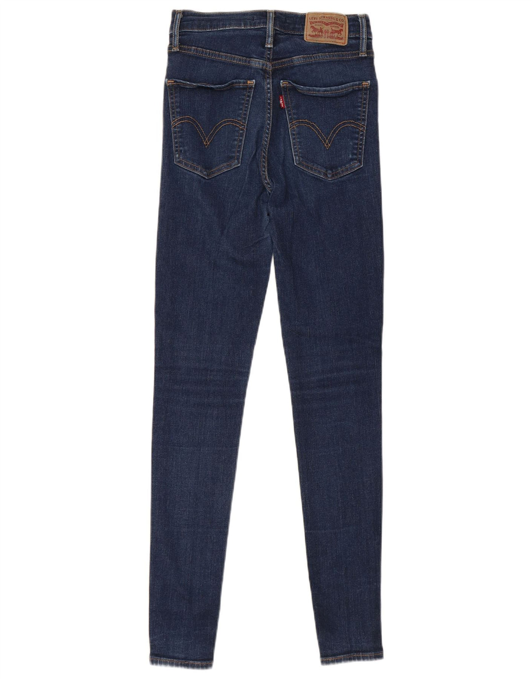 Damskie jeansy LEVI'S Mile High Super Skinny W25 L30 Niebieskie bawełniane