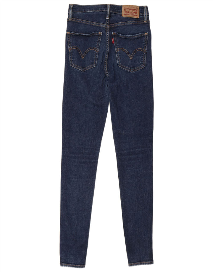 Damskie jeansy LEVI'S Mile High Super Skinny W25 L30 Niebieskie bawełniane
