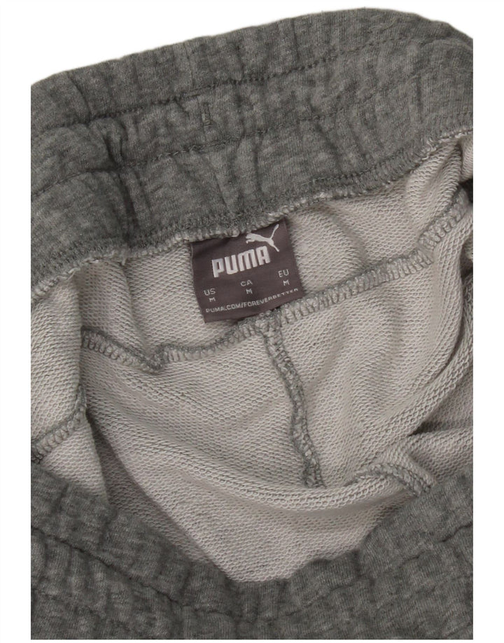 Męskie spodnie dresowe PUMA z grafiką, średnioszare