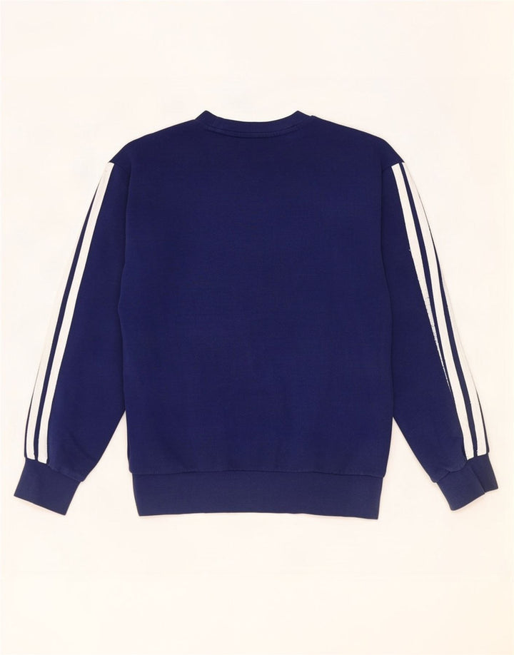 Adidas Męska Bluza Sweter Średni Granatowy Bawełna