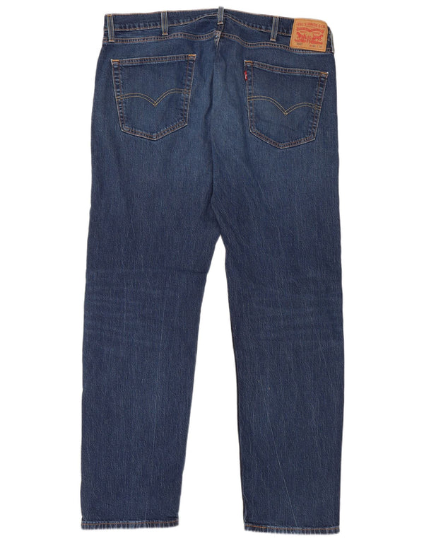 Levi's Mens 505 Straight Jeans W40 L22 Blue Cotton