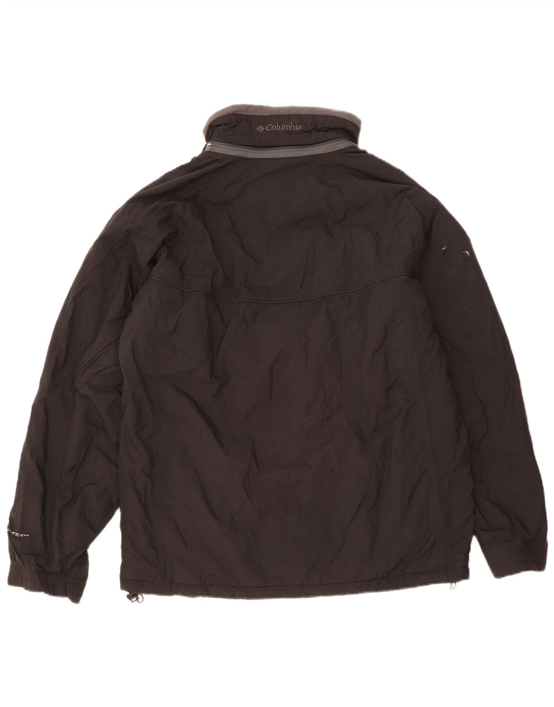 Męska kurtka wiatrówka Columbia UK 38 Średni czarny nylon