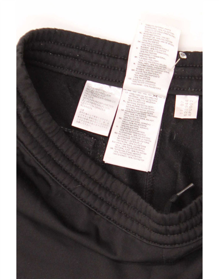 Damskie spodnie dresowe Adidas UK 10, małe, czarne, poliestrowe