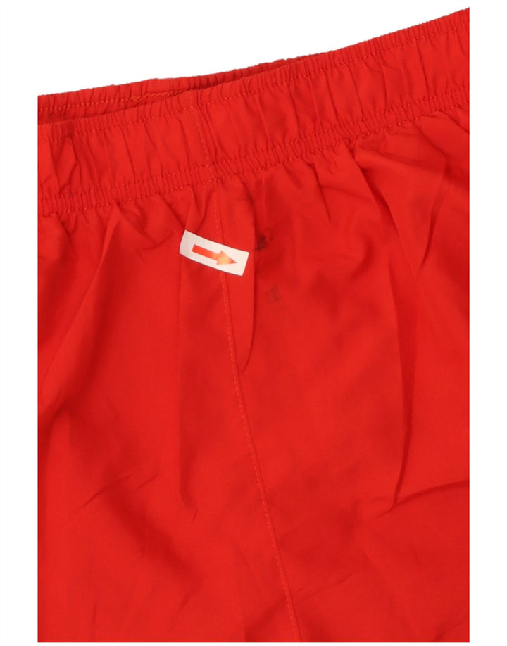 Damskie spodenki sportowe NIKE Dri Fit UK 14, poliester w kolorze średniej czerwieni
