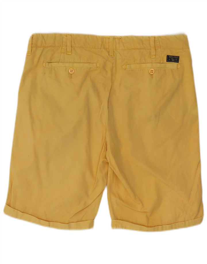 Męskie spodenki Chino Woolrich W32 Średni żółty bawełniany