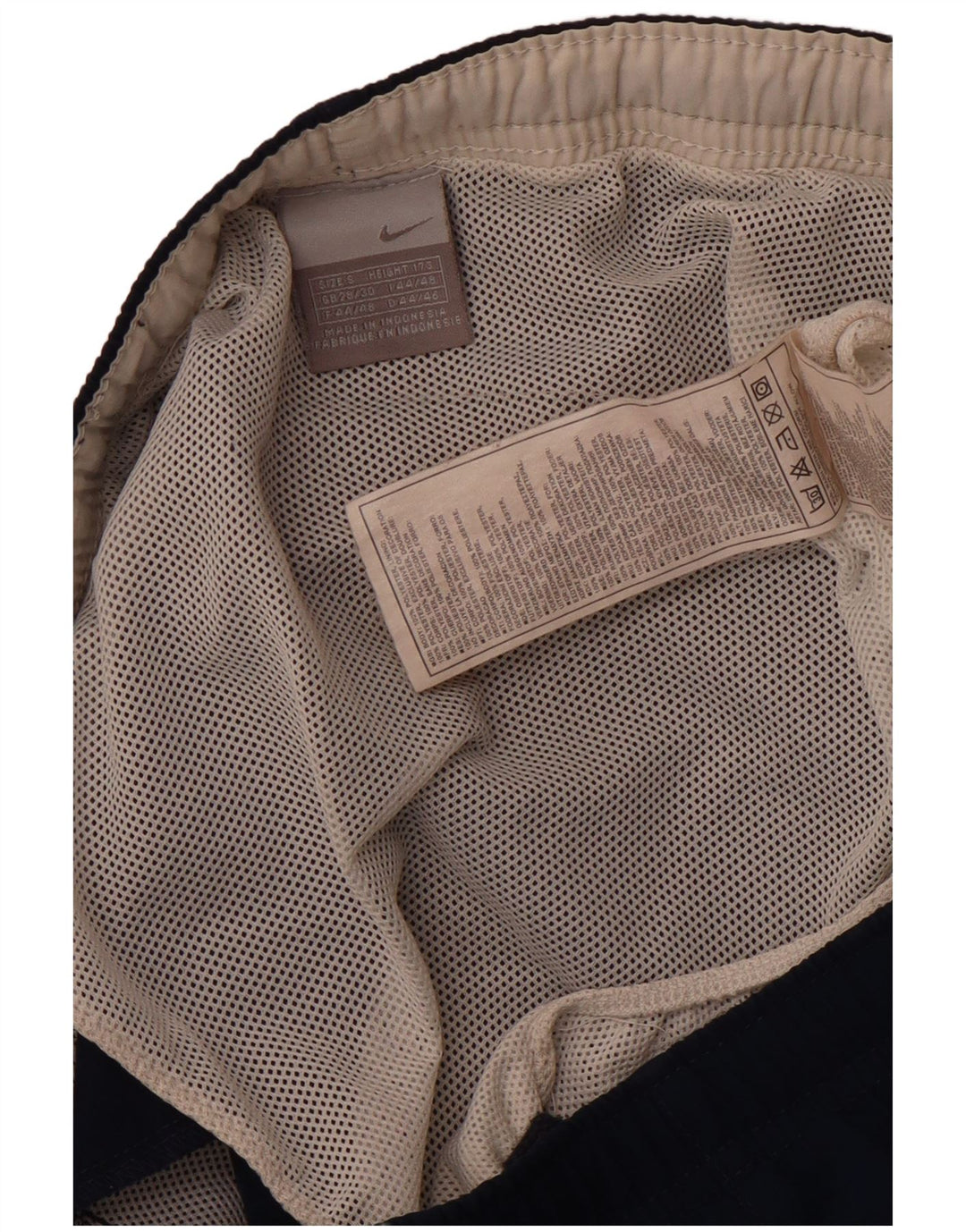 Męskie spodenki kąpielowe Nike, małe, granatowe, poliestrowe