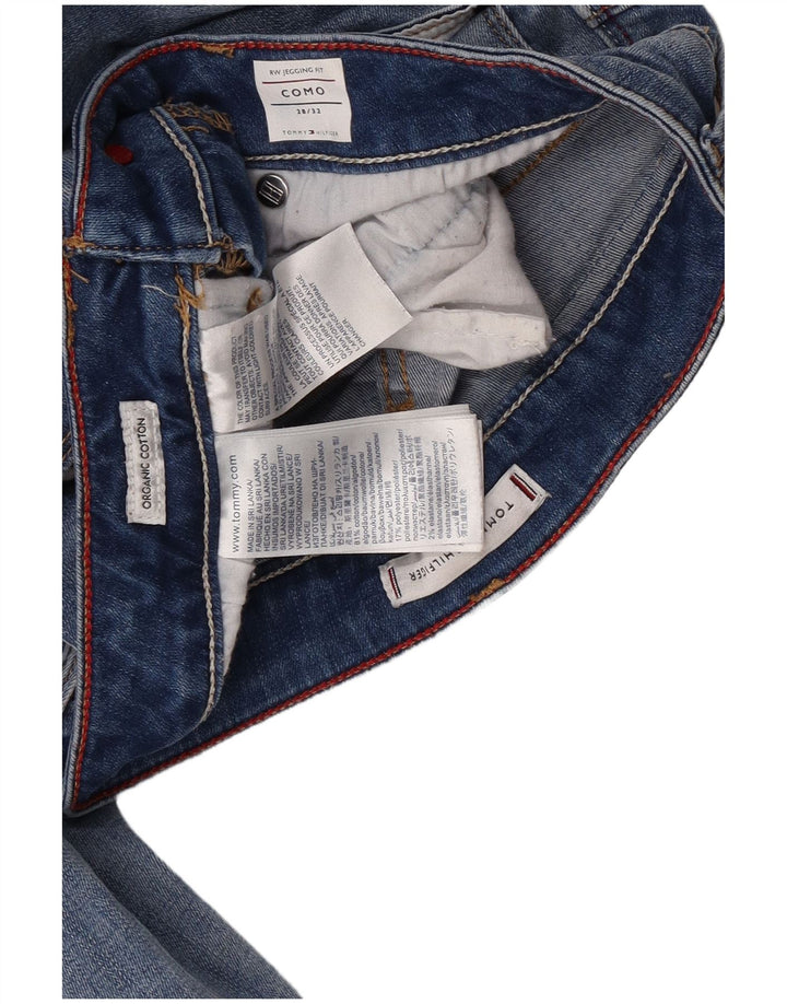 Damskie jeansy Jeggings Tommy Hilfiger Como W28 L32 Niebieskie bawełniane