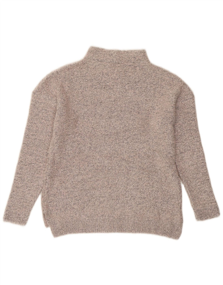 MARKS & SPENCER Damski sweter z golfem UK 10, mały, szary
