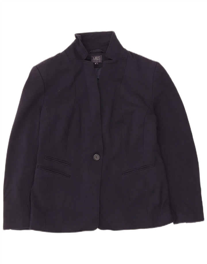 Marks & Spencer Damska marynarka zapinana na 1 guzik UK 12, średni granat