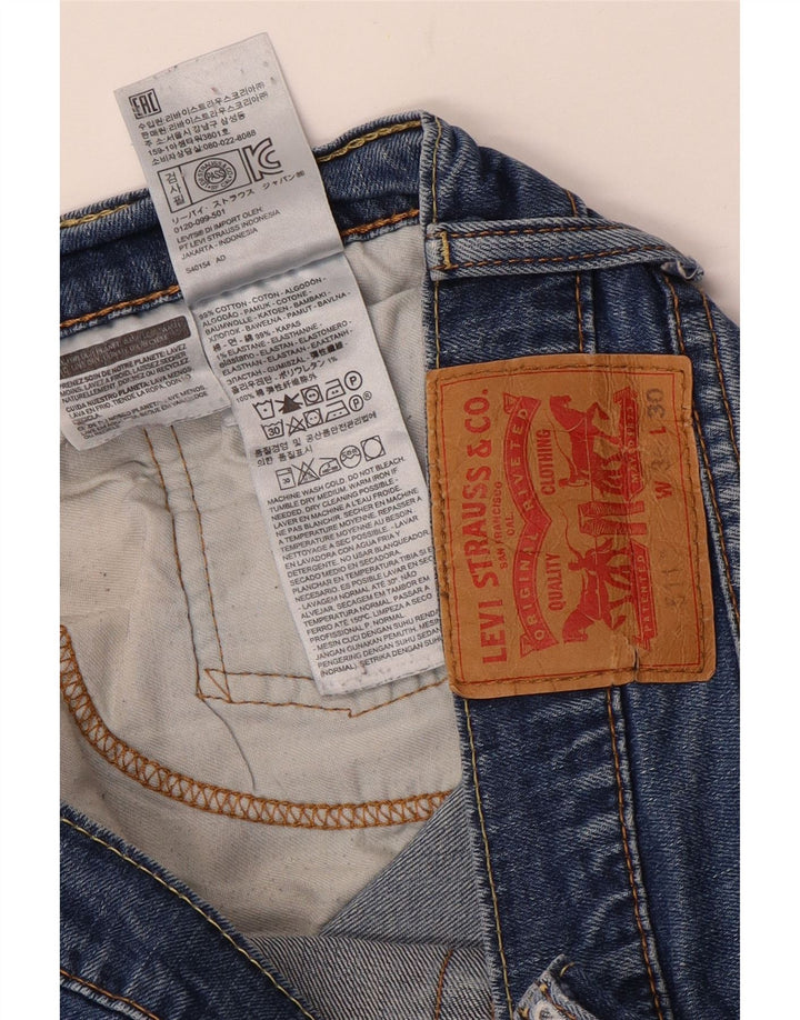 Męskie jeansy Levi's 511 Slim W36 L30 Niebieska bawełna