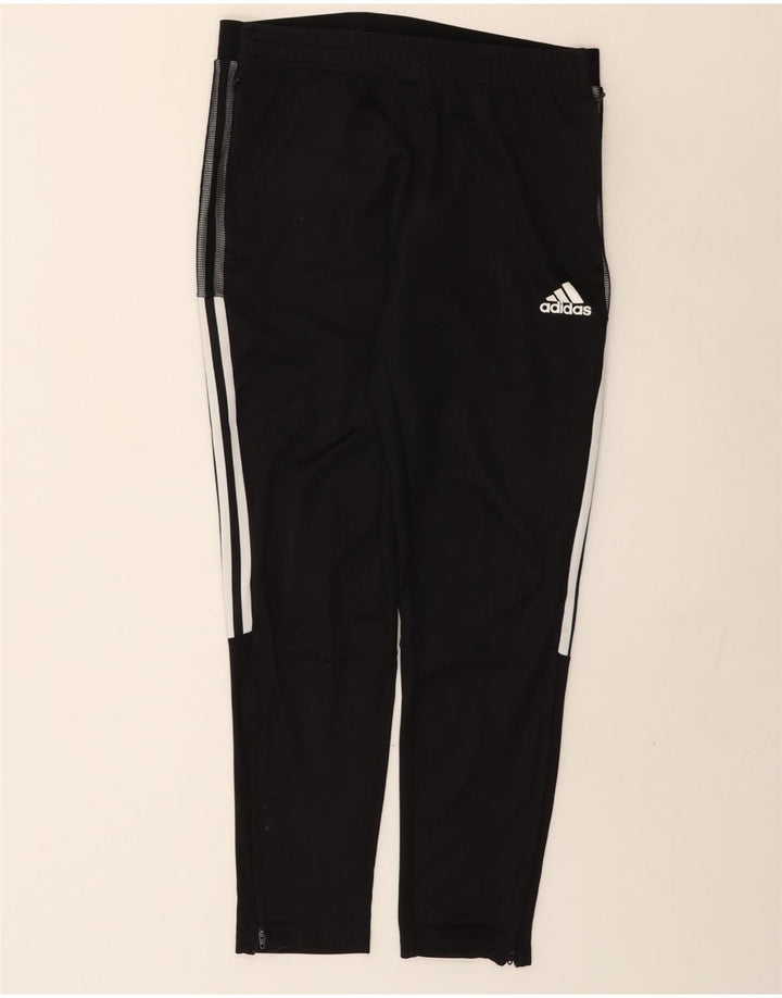 Męskie spodnie dresowe Adidas Aeroready, duże, czarne, poliestrowe
