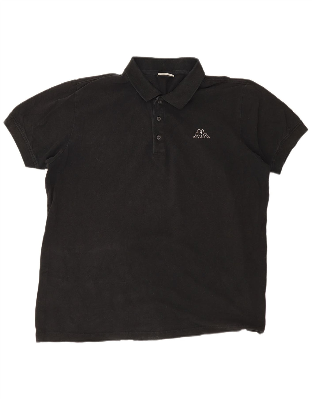 Męska koszulka polo KAPPA 2XL, czarna, bawełniana