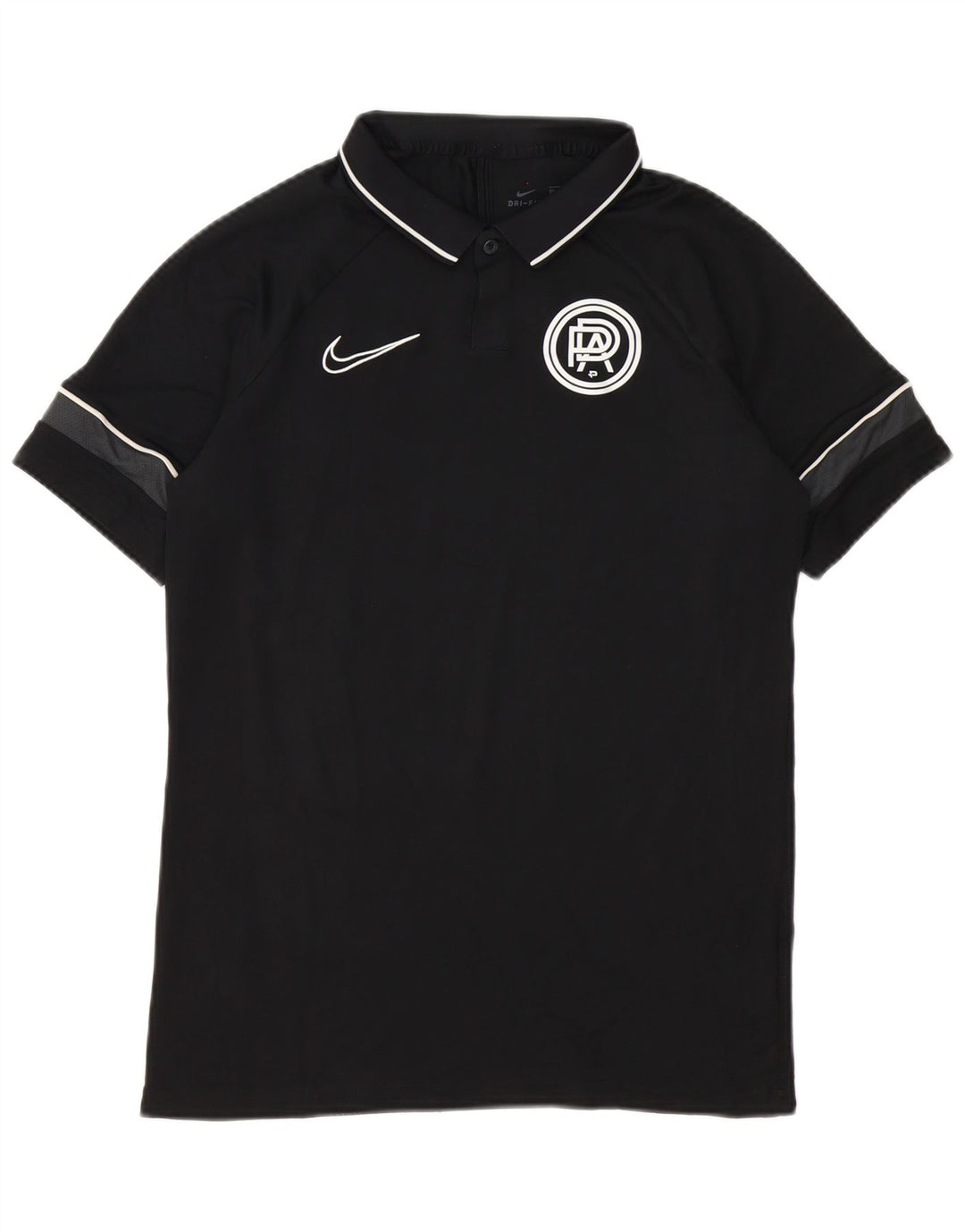 Męska koszulka polo Nike Pro Direct Academy z grafiką, w średnim kolorze czarnym