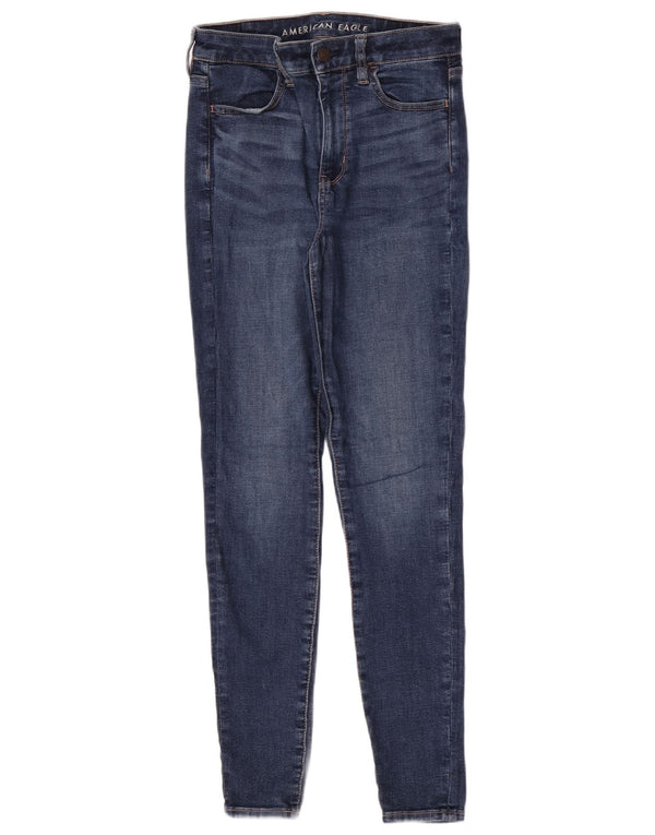 Damskie jeansy skinny American Eagle US 4 Small W26 L28 Niebieskie bawełniane