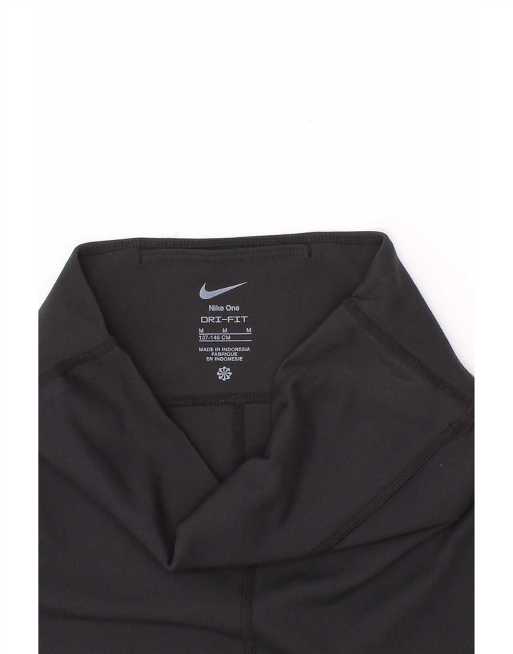 Spodenki sportowe Nike dziewczęce Dri Fit 10-11 lat, średni czarny poliester