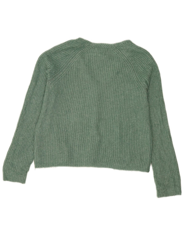 Damski sweter oversize Fat Face UK 8, mały, zielony nylon