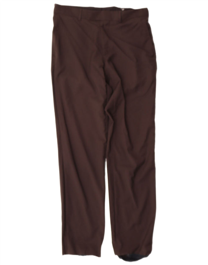 HUGO BOSS Womens Slim Chino Trousers W32 L33 Brown