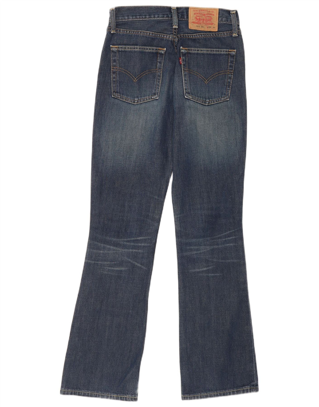 Męskie jeansy Levi's 525 Bootcut W29 L34 Niebieska bawełna