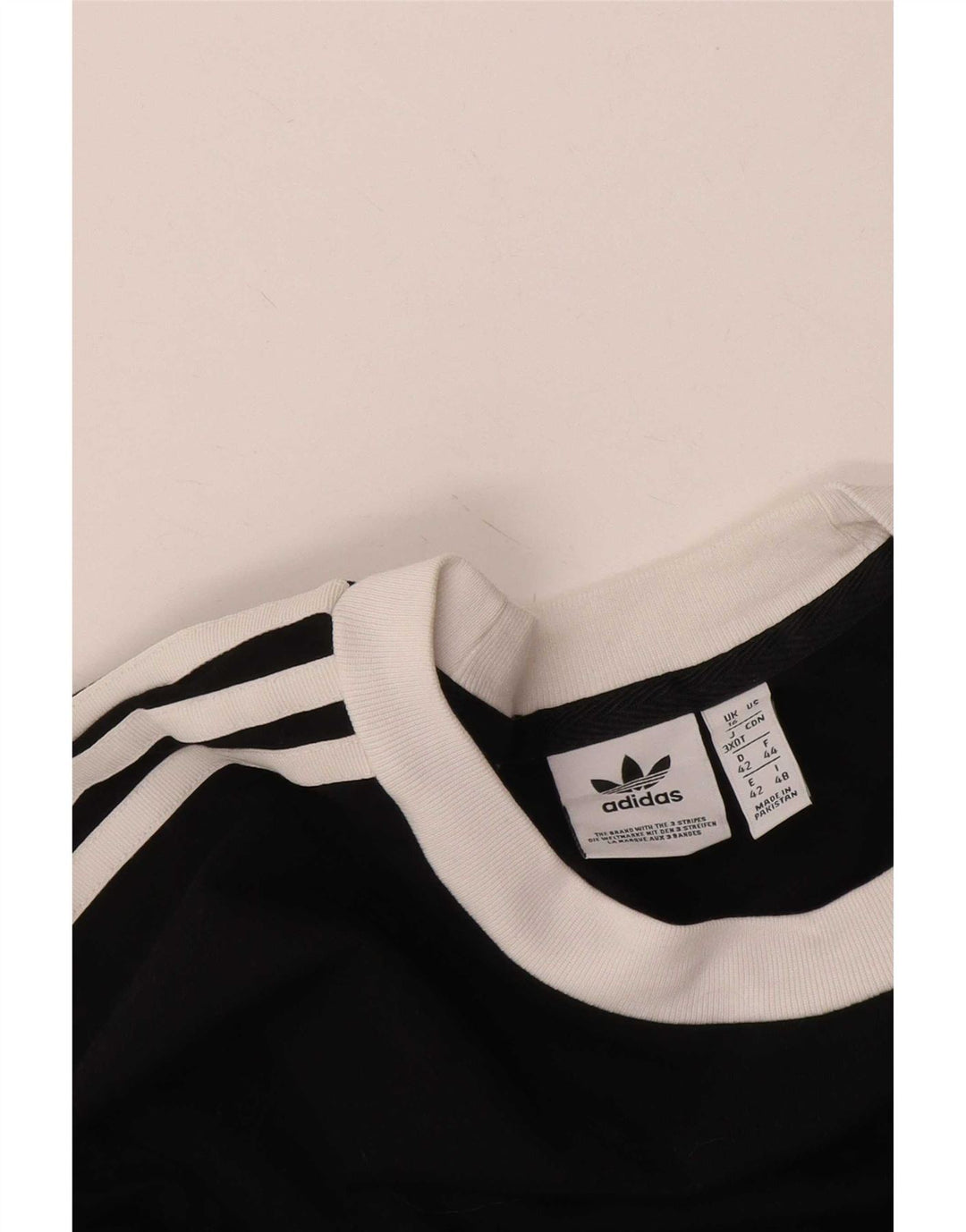 Adidas Damski Top Z Długim Rękawem UK 16 Duży Czarny
