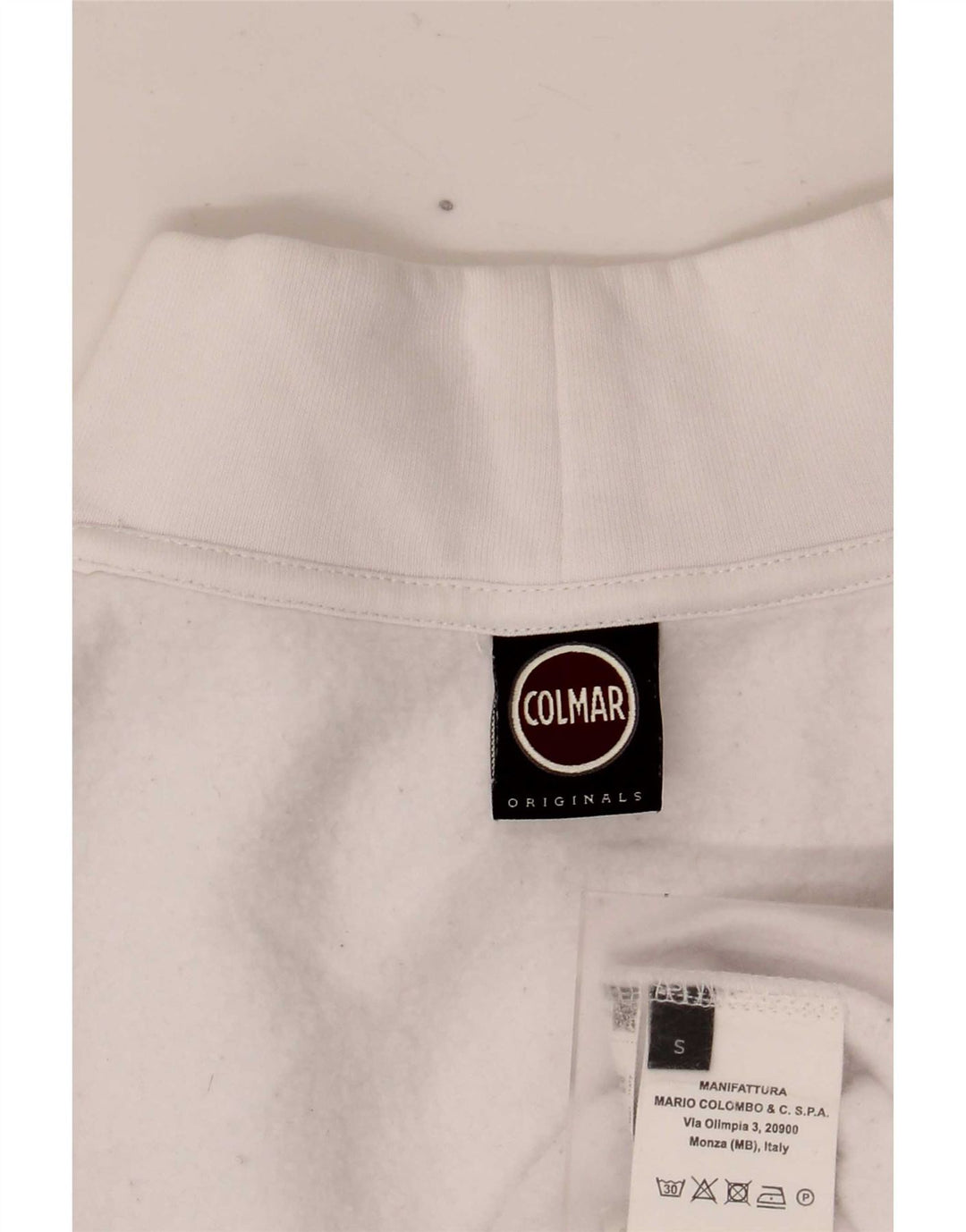 Damska bluza oversize Colmar UK 10, mała, biała bawełna