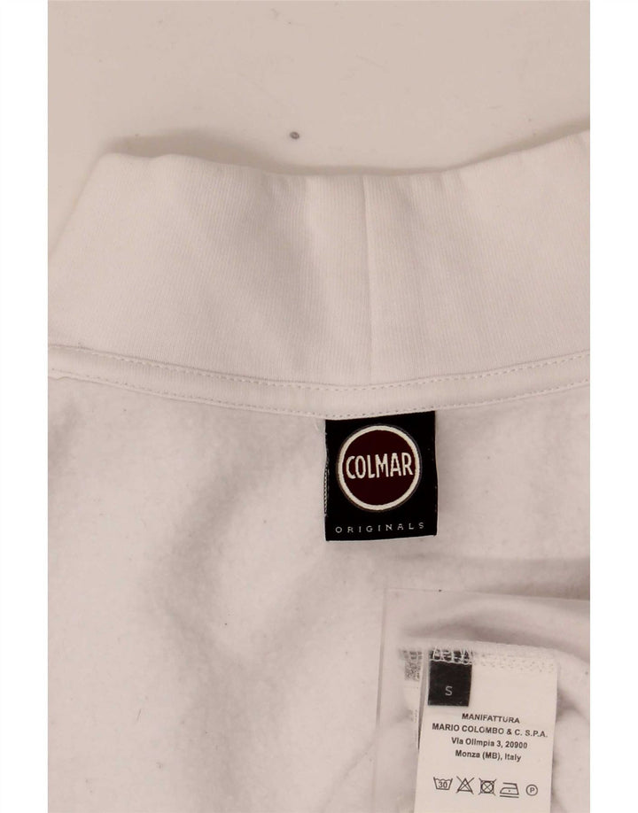 Damska bluza oversize Colmar UK 10, mała, biała bawełna
